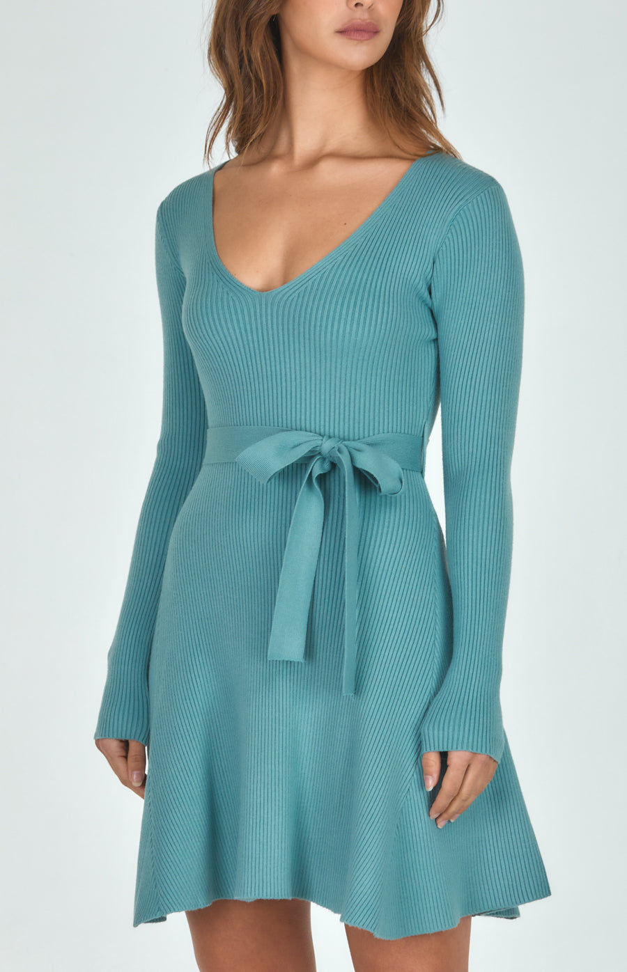 Moscow Knit Dress - Blue