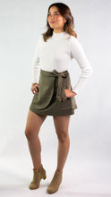 Load image into Gallery viewer, Deborah Mini Skirt Suede - Moss Green
