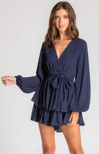 Load image into Gallery viewer, Petal Playsuit - Navy
