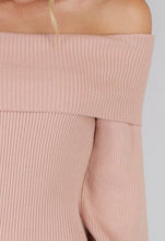 Load image into Gallery viewer, Lily Midi Dress Off the Shoulder - Blush
