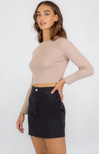 Load image into Gallery viewer, Corinne Cropped Rib Knit - Camel
