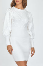 Load image into Gallery viewer, Vienna Knit Dress -White
