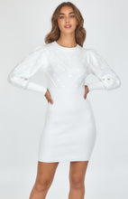 Load image into Gallery viewer, Vienna Knit Dress -White

