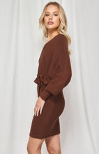 Load image into Gallery viewer, Dakota Knit Dress - Mocha
